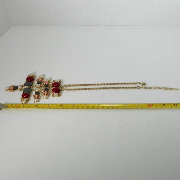 Clearance Necklace Bling Ready to Resell or Wear Faux Pearls Faux Gems - Picture 7 of 8